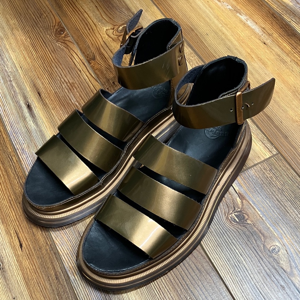 Dr. Martens Bronze Sandals